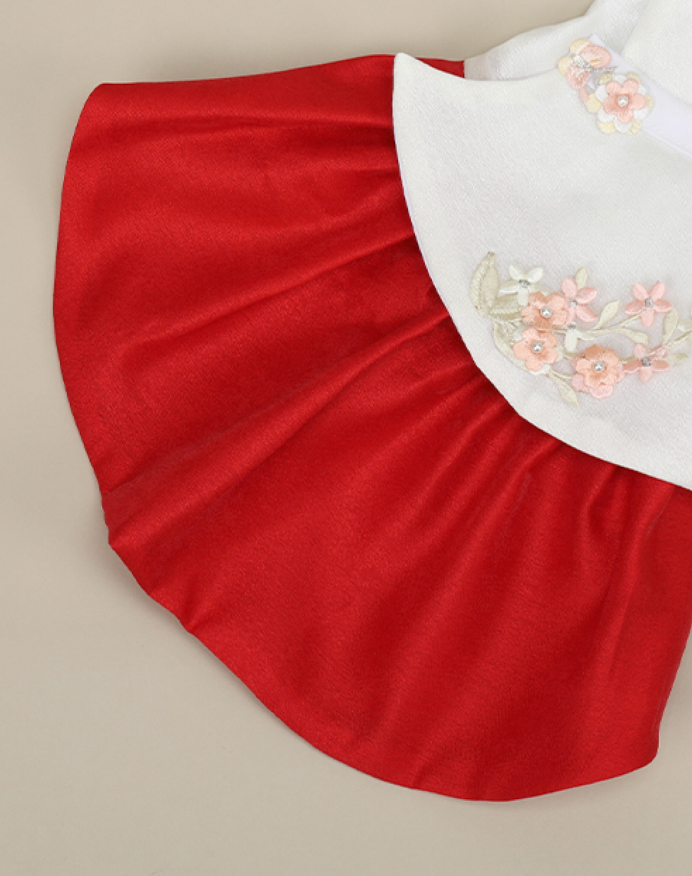 Princess Red Pet Hanbok