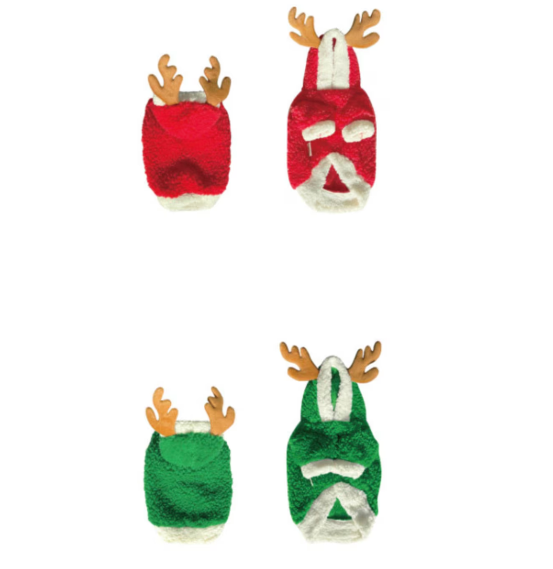 Reindeer Hoodie Fleece