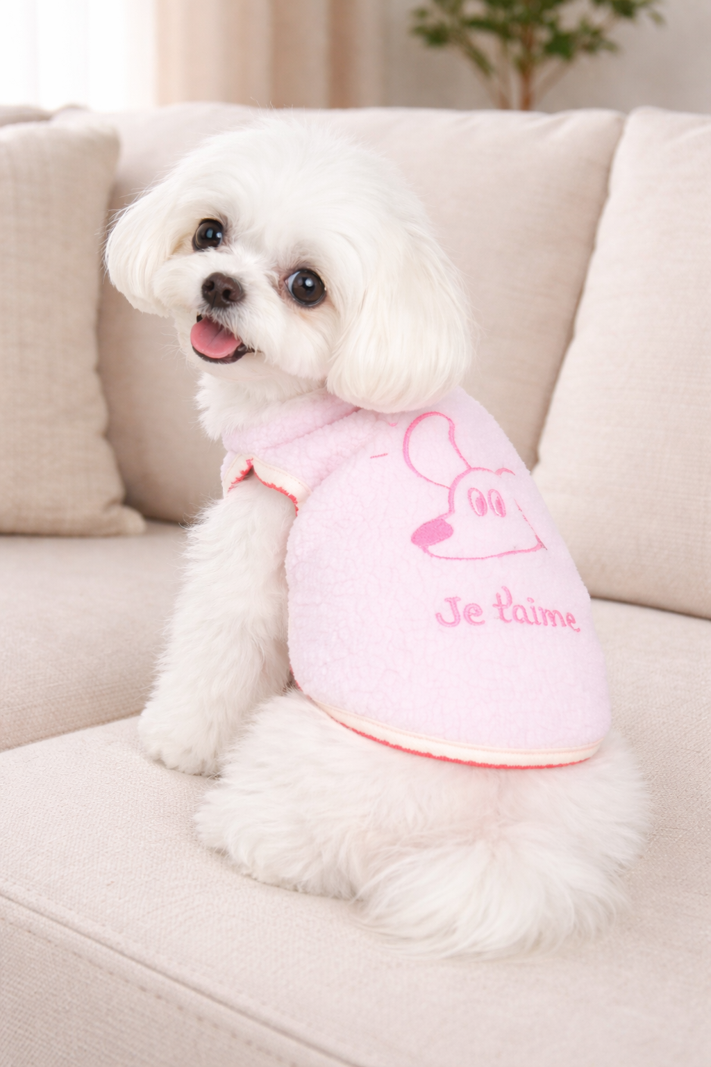 Je T’aime Puppy Fleece Vest