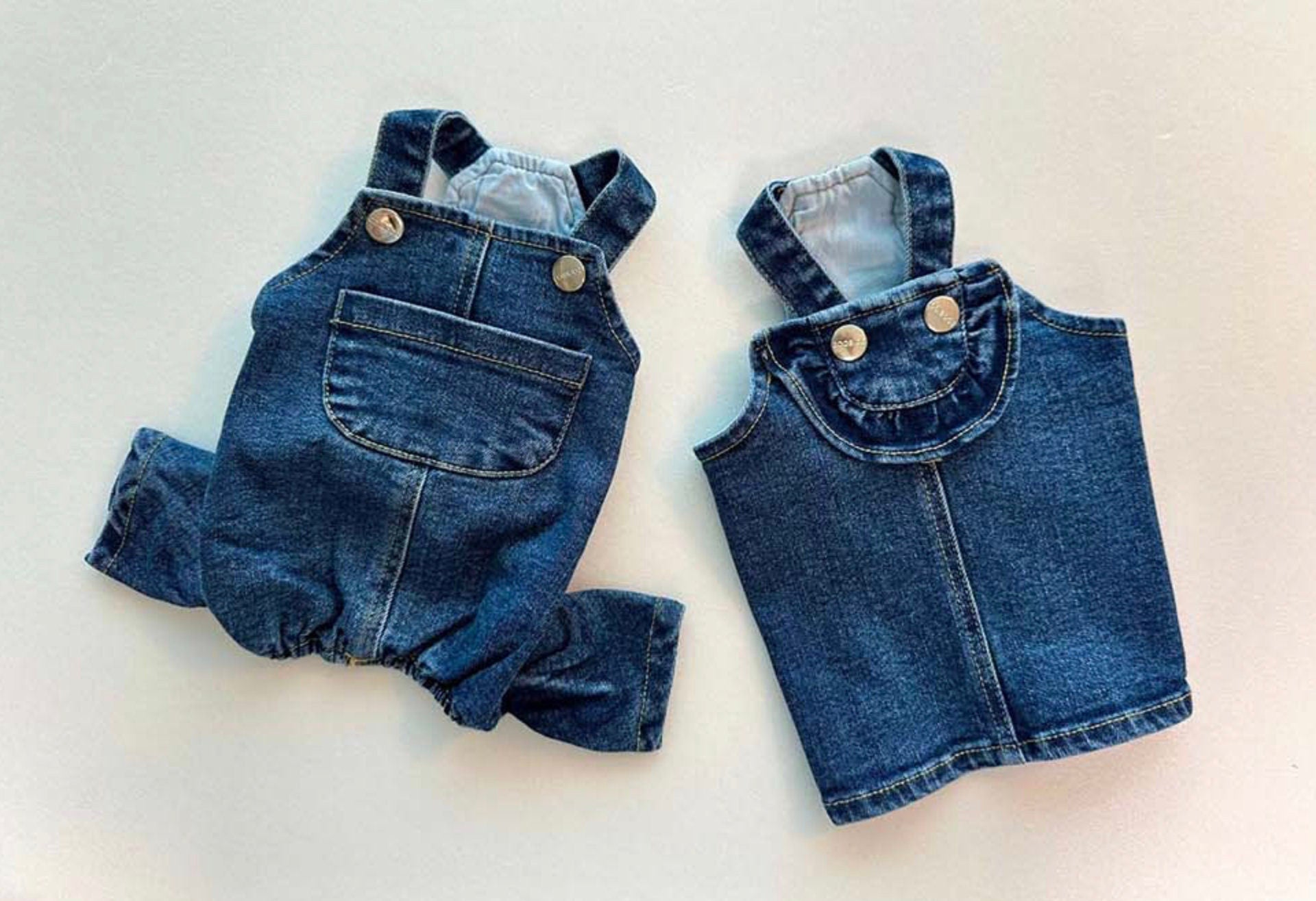 Denim Overall&Skirt, S-2XL, Dog Jumpsuit, Dog Out Door, Pet Clothing, Dog Coat, Dog Winter Top, Dog Fashion, Dog Apparel, Pet Clothing - NKpup