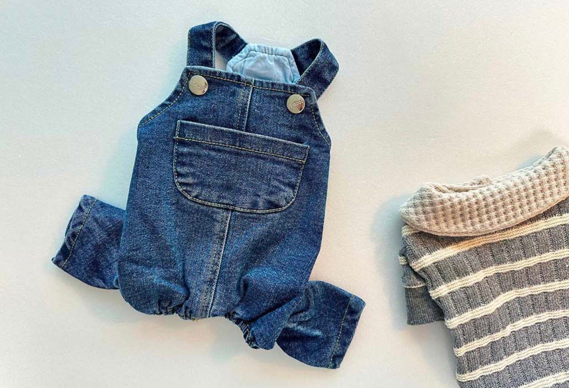Denim Overall&Skirt, S-2XL, Dog Jumpsuit, Dog Out Door, Pet Clothing, Dog Coat, Dog Winter Top, Dog Fashion, Dog Apparel, Pet Clothing - NKpup