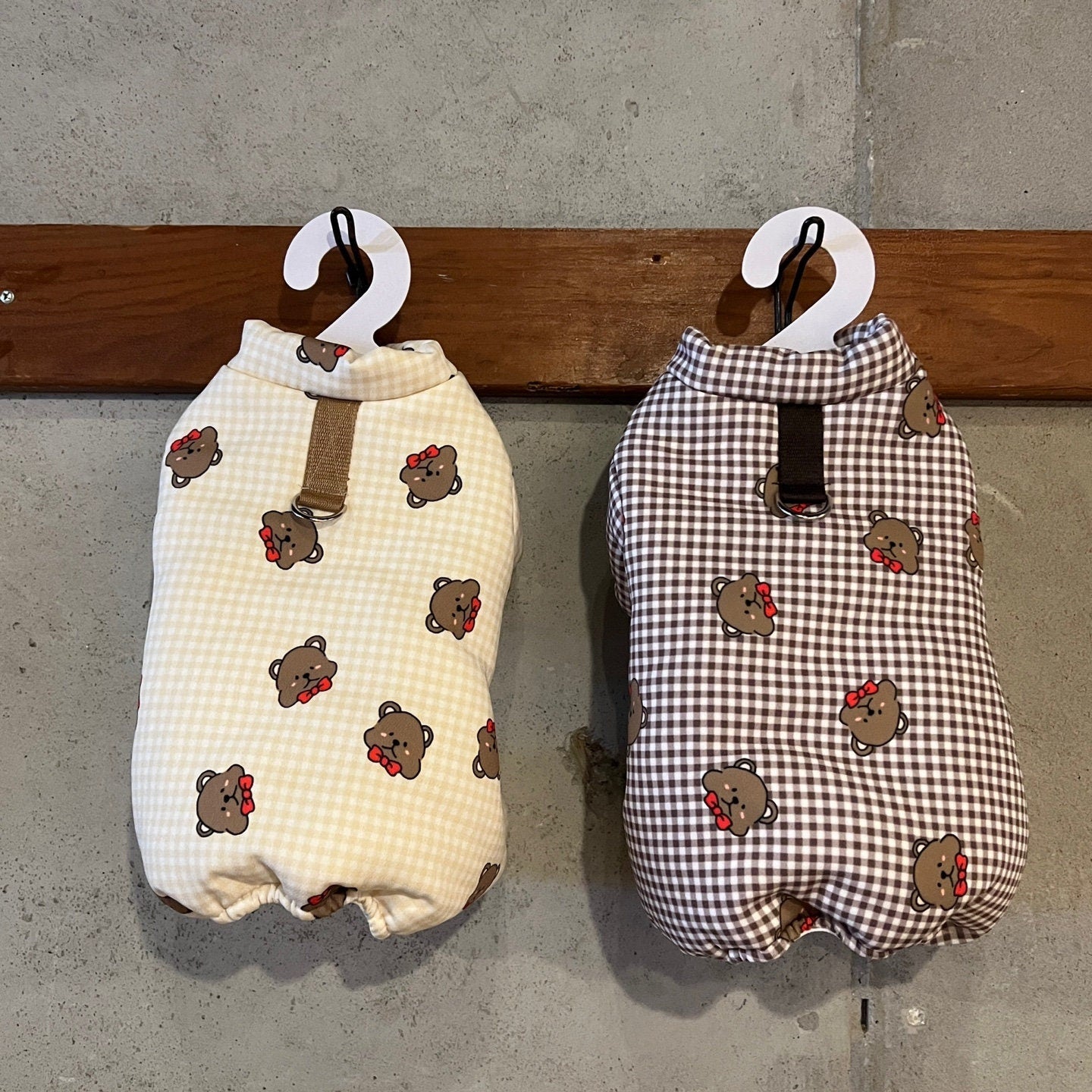 Check Padded Overall, S-2XL, Pet Pants, Dog Jumpsuit, Pet Clothing, Dog Coat, Dog Winter Top, Dog Fashion, Dog Apparel, Pet Clothing - NKpup