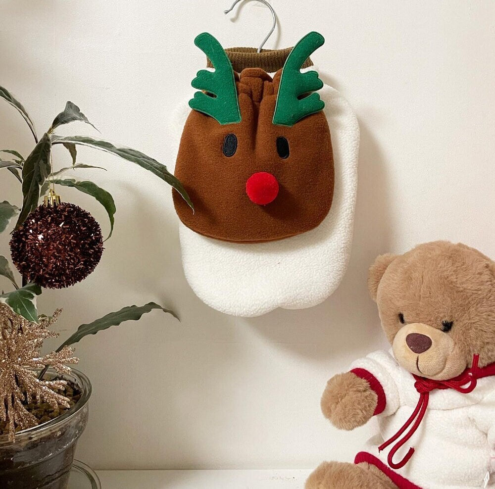 Christmas Sweatshirt w/bag, S-XL, Dog-Sweatshirt, Christmas Costume Dog, Halloween, Dog Top, Dog Clothing, Dog Fashion, Dog Apparel - NKpup