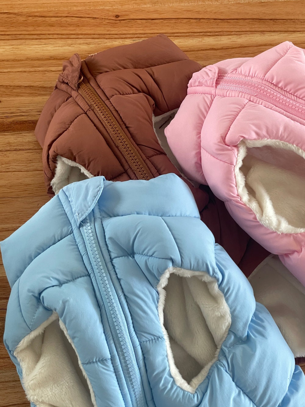 D-Ring Puffer Jacket, S-2XL, Winter Jacket, Small Dog Clothes, Dog Jacket, Dog Fashion, Dog Apparel, Pet Clothing - NKpup