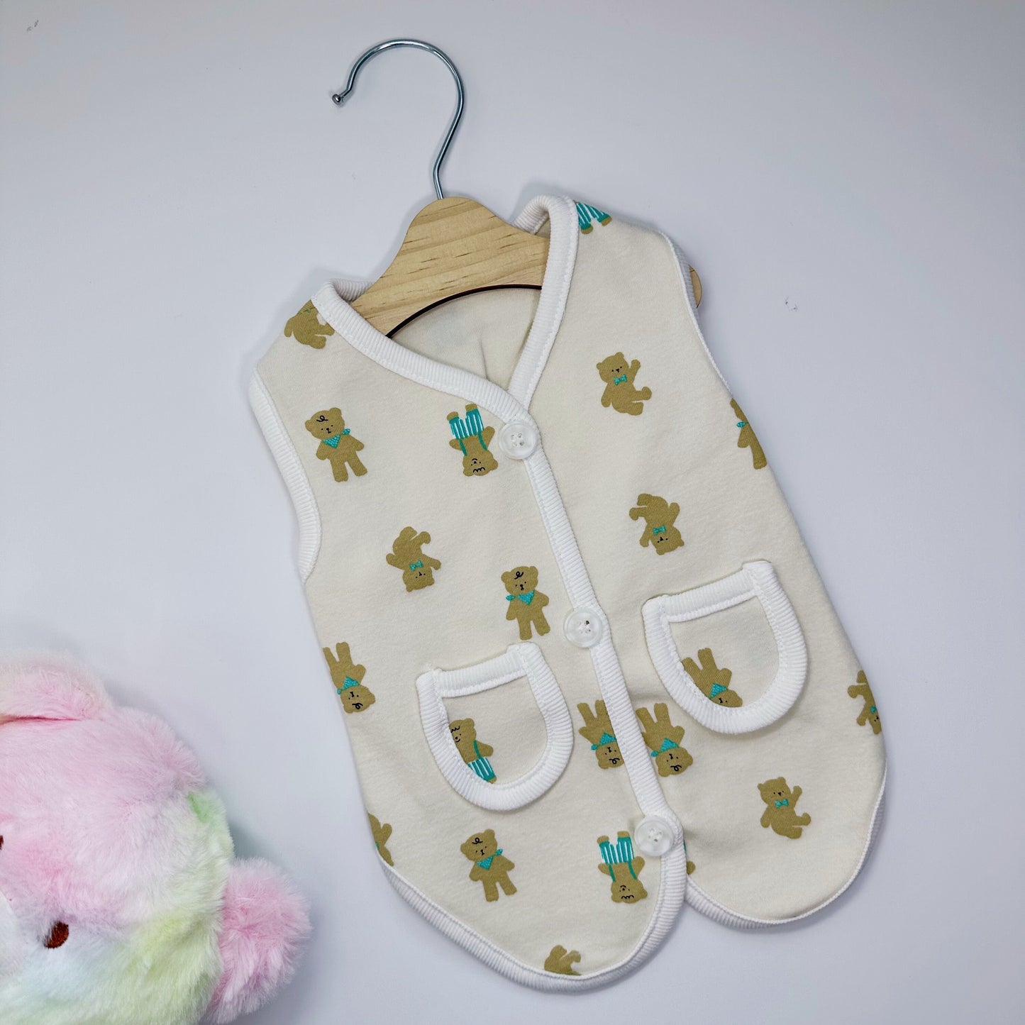 Cozy Bear Vest, S-XL, Pet Clothing, Dog-Vest, Dog Jacket, Dog Fashion, Dog Apparel, Pet Clothing - NKpup