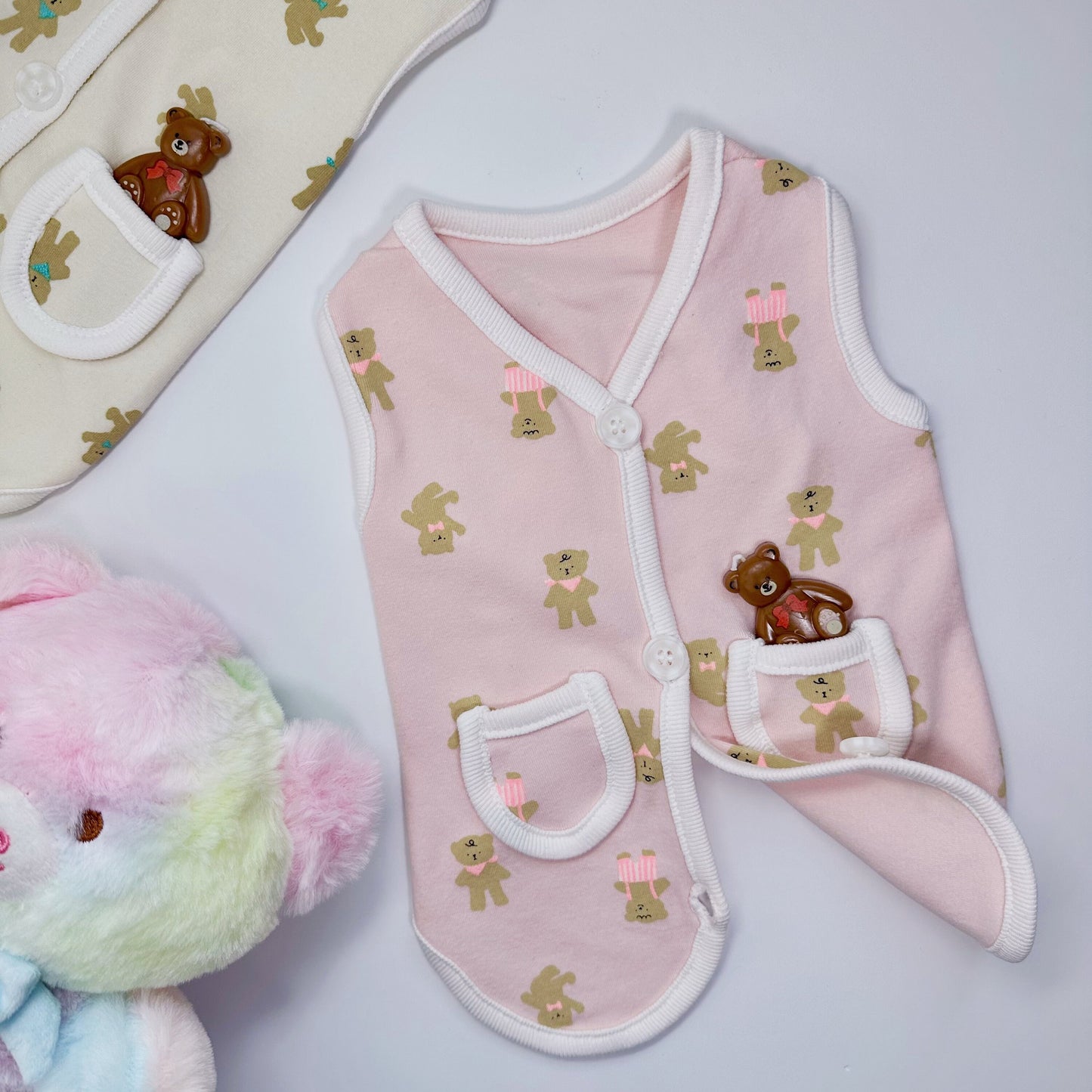 Cozy Bear Vest, S-XL, Pet Clothing, Dog-Vest, Dog Jacket, Dog Fashion, Dog Apparel, Pet Clothing - NKpup