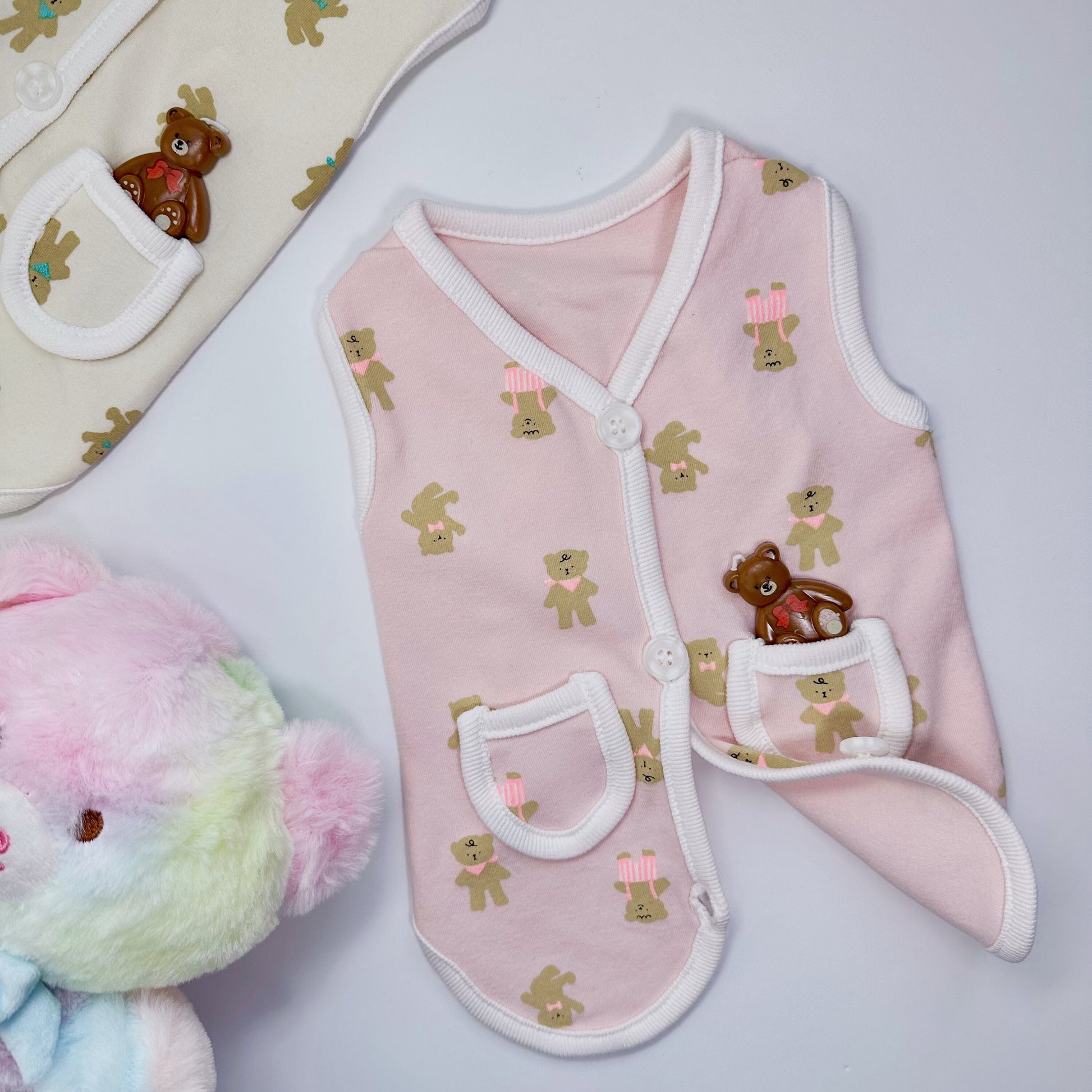 Cozy Bear Vest, S-XL, Pet Clothing, Dog-Vest, Dog Jacket, Dog Fashion, Dog Apparel, Pet Clothing - NKpup