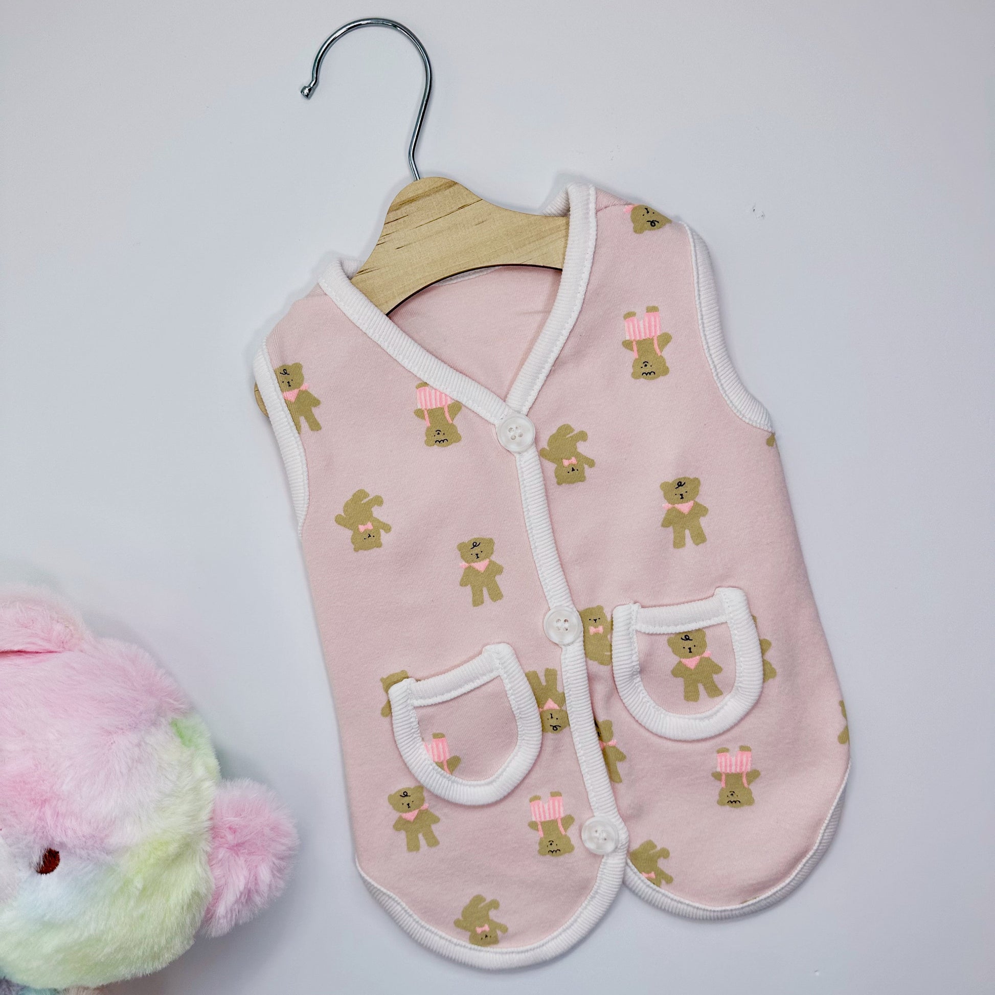 Cozy Bear Vest, S-XL, Pet Clothing, Dog-Vest, Dog Jacket, Dog Fashion, Dog Apparel, Pet Clothing - NKpup