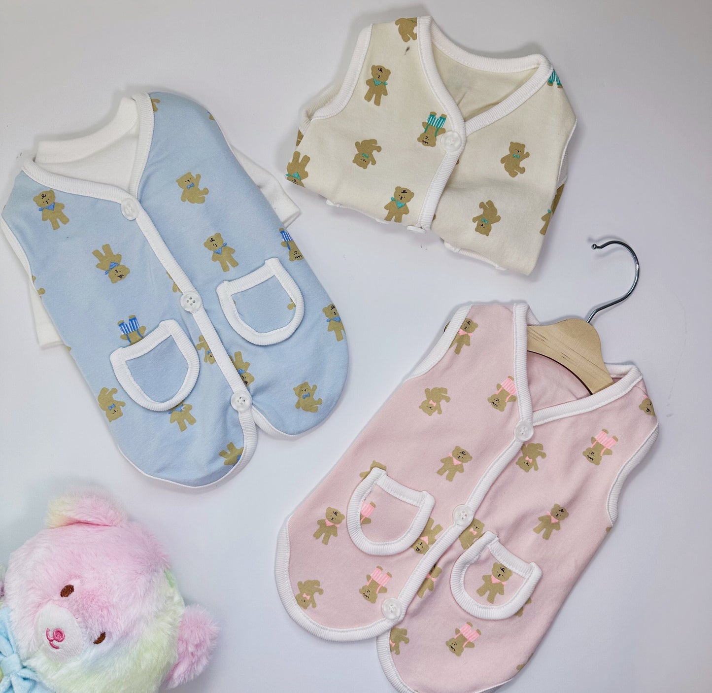 Cozy Bear Vest, S-XL, Pet Clothing, Dog-Vest, Dog Jacket, Dog Fashion, Dog Apparel, Pet Clothing - NKpup