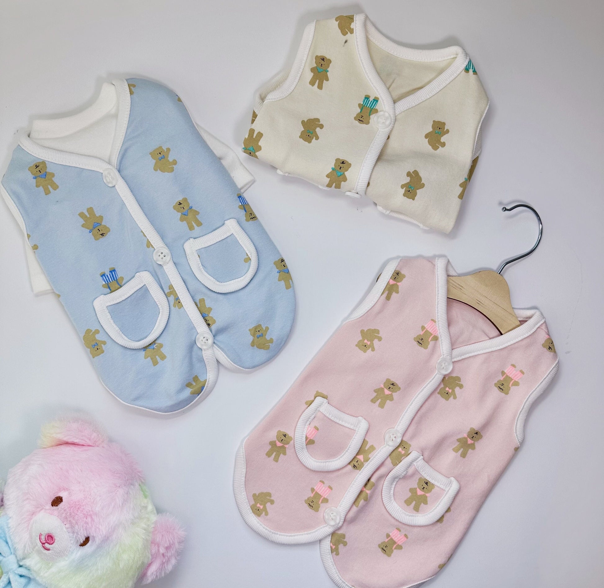 Cozy Bear Vest, S-XL, Pet Clothing, Dog-Vest, Dog Jacket, Dog Fashion, Dog Apparel, Pet Clothing - NKpup