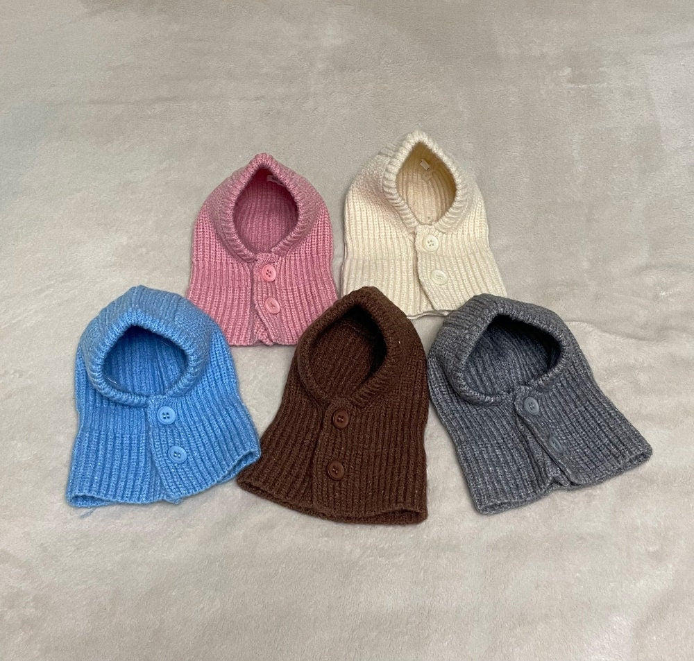 Knit Hoodie Hat, S-L, Dog Beanie, Dog Hat, Pet Outdoor, Pet Clothing, Pet Accessory, Small Dog Apparel, Pet Clothing - NKpup