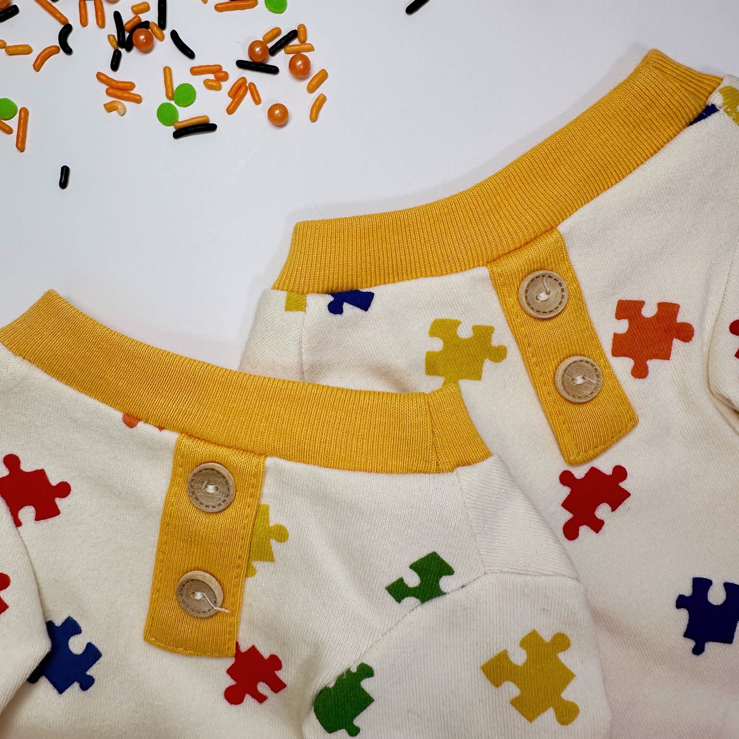Puzzle Outfit Shirt&Overall, S-2XL, Dog Jumpsuit, Small Dog Clothing, Dog Coat, Dog Winter Top, Dog Fashion, Dog Apparel, Pet Clothing - NKpup