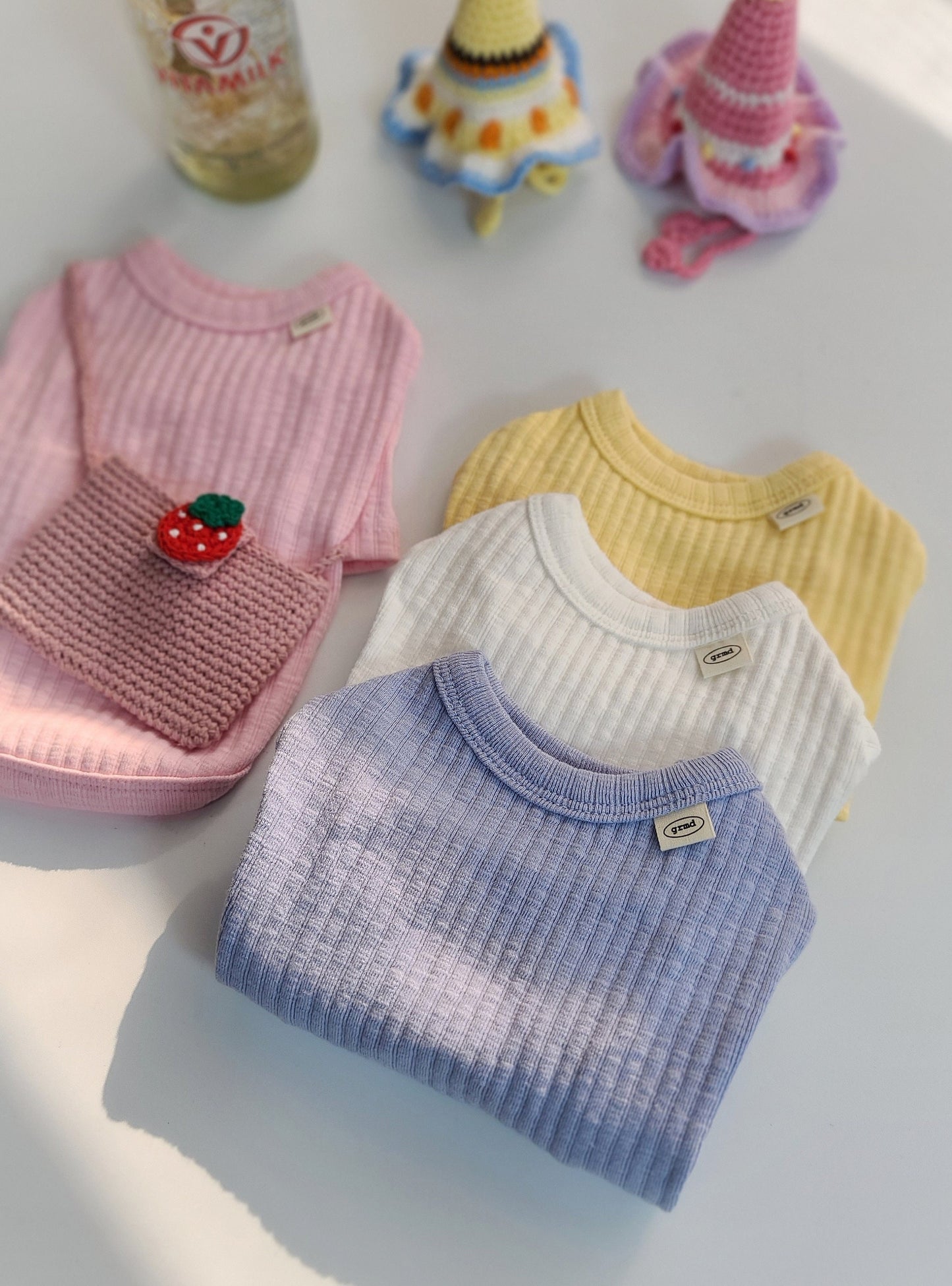 Basic Ribbed T-Shirt, S-2XL, Pet Clothing, Dog-Tee, Dog check-shirt, Dog Top, Dog Clothing, Dog Fashion, Dog Apparel, Dog Long sleeves - NKpup