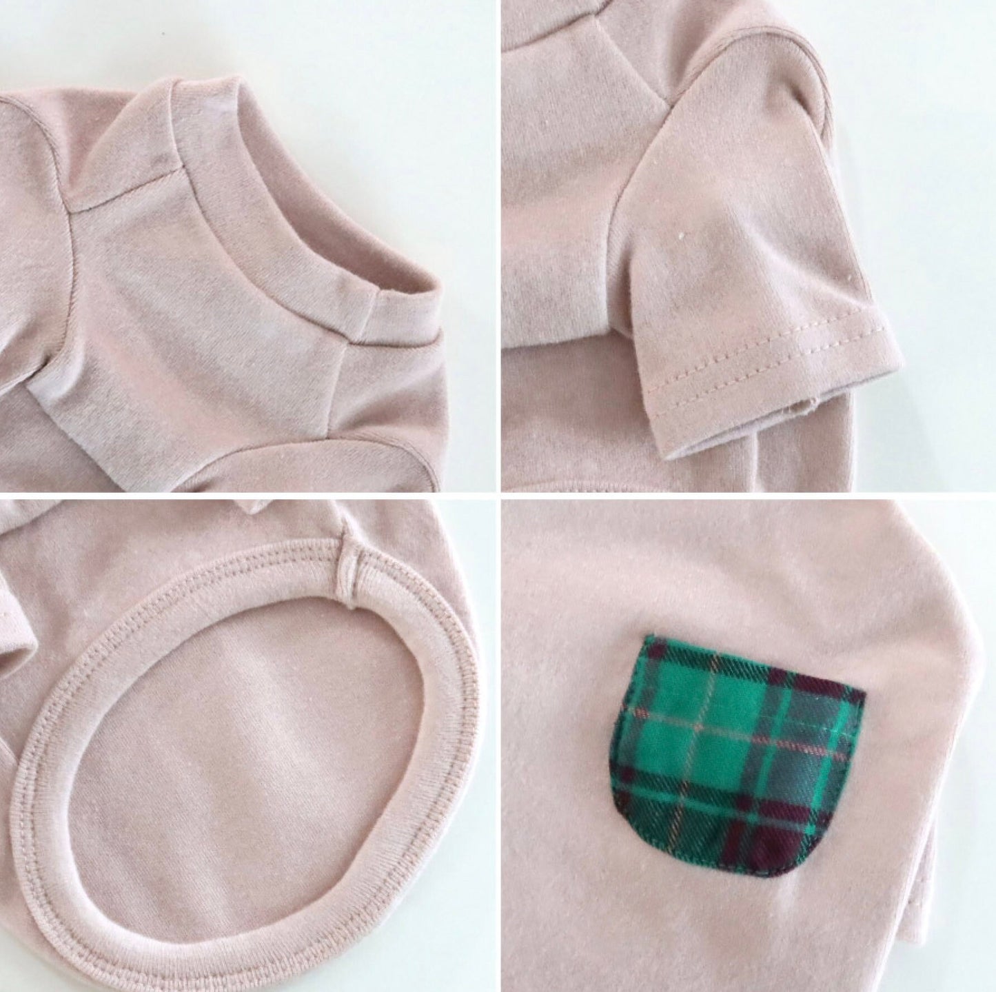 Plaid Pocket Shirt, S-2XL, Pet Clothing, Dog-Tee, Dog check-shirt, Dog Top, Dog Clothing, Dog Fashion, Dog Apparel, Dog Long sleeves
