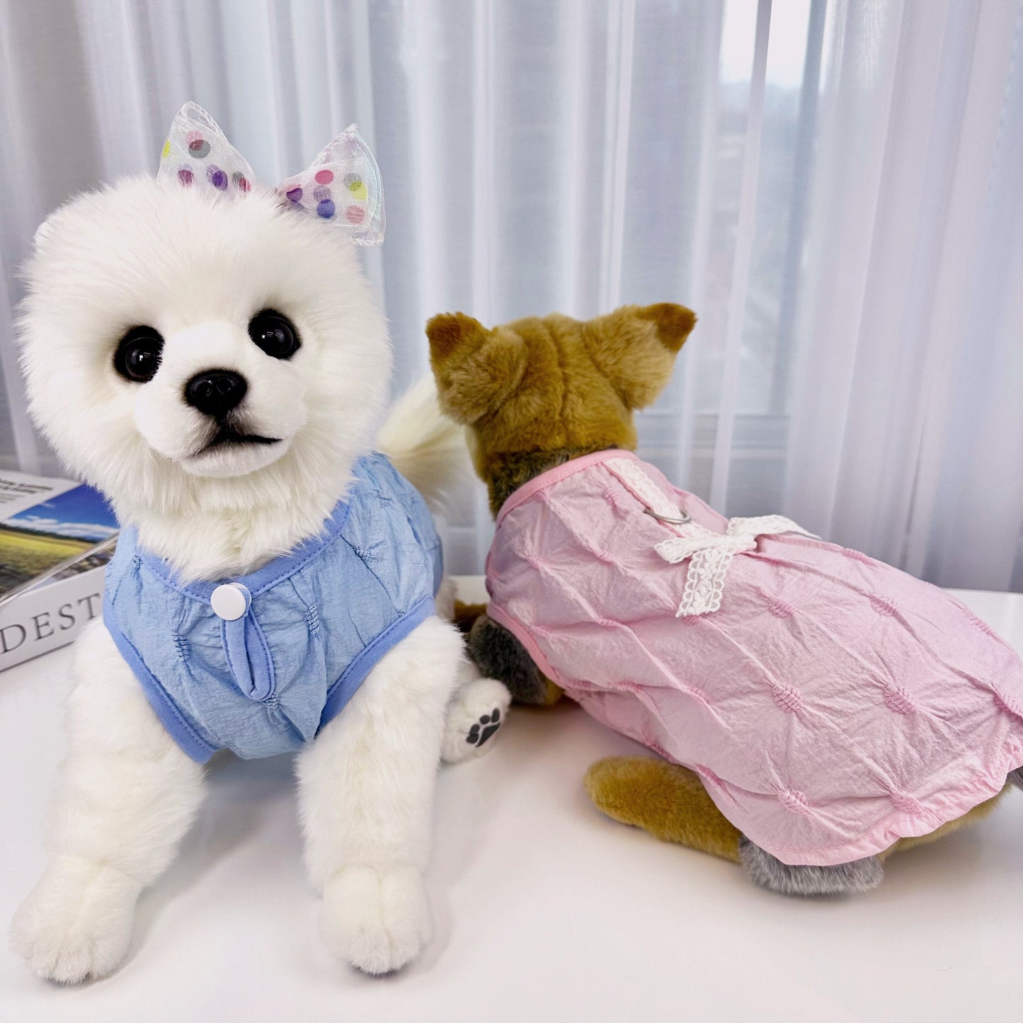 Quilted Bow Tie Harness Top, S-XL, Dog-Tee, Dog T-shirt, Dog Top, Dog Clothing, Dog Fashion, Dog Apparel, Harness Cloth - NKpup