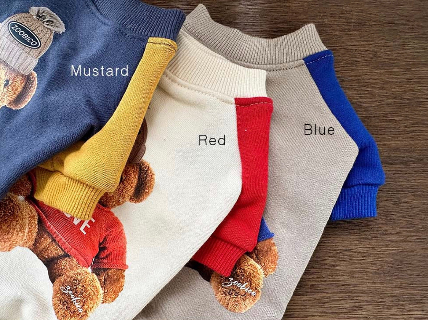 Love Bear SweatShirt, XS-2XL, Dog Sweater, Small Dog Top, Small Dog Clothes, Gift for Dogs, NKPUP - NKpup