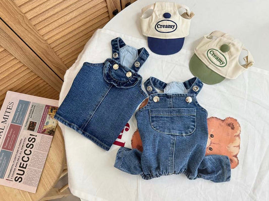 Denim Overall&Skirt, S-2XL, Dog Jumpsuit, Dog Out Door, Pet Clothing, Dog Coat, Dog Winter Top, Dog Fashion, Dog Apparel, Pet Clothing - NKpup