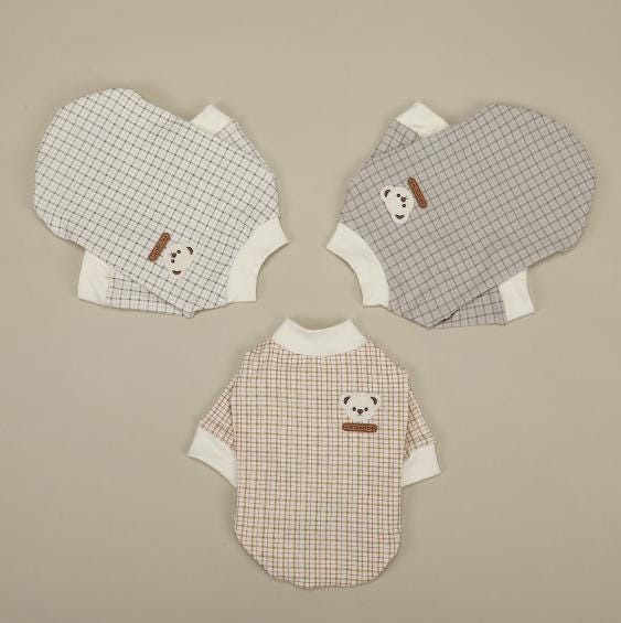 Charming Checker Tee, S-2XL, Small Dog Clothes, Dog Top, Dog T-shirts, Pet Clothes, NKPUP - NKpup