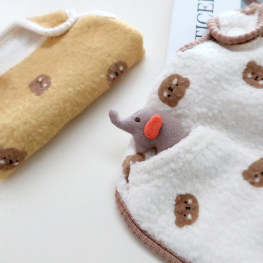 Adorable Teddy Bear Vest, S-2XL, Small Dog Clothes, Dog Cozy Vest, Dog Fleece, Dog Winter Top, Dog Outfit, NKPUP - NKpup