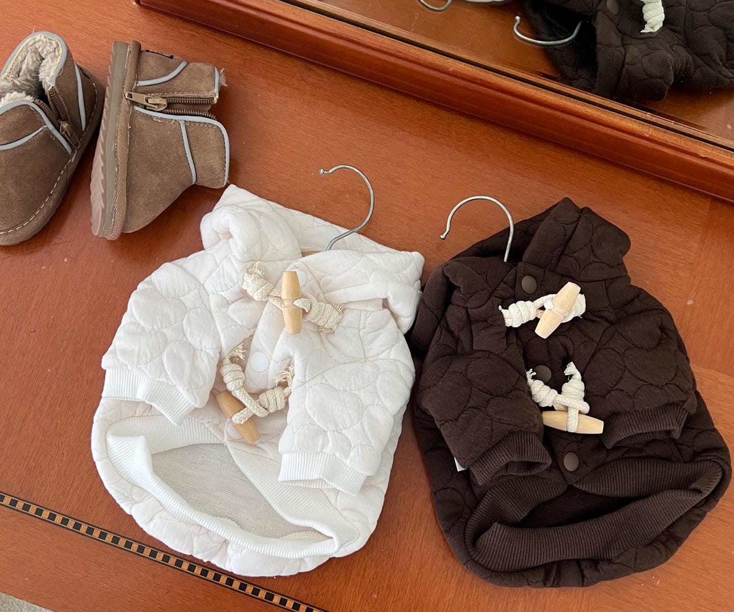 Duffle Quilted Coat, S-XL, Small Dog Clothes, Dog Jacket, Dog Hoodie, Dog Apparel, Pet Clothes, Dog Outfit - NKpup