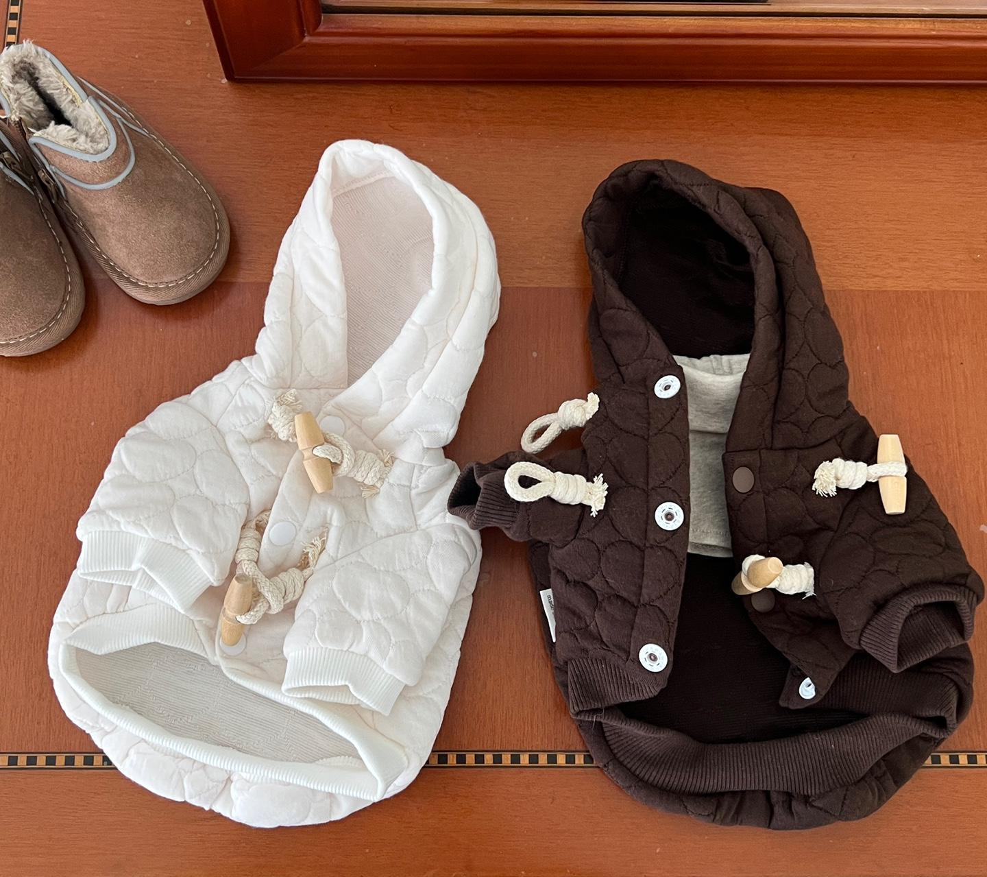 Duffle Quilted Coat, S-XL, Small Dog Clothes, Dog Jacket, Dog Hoodie, Dog Apparel, Pet Clothes, Dog Outfit - NKpup
