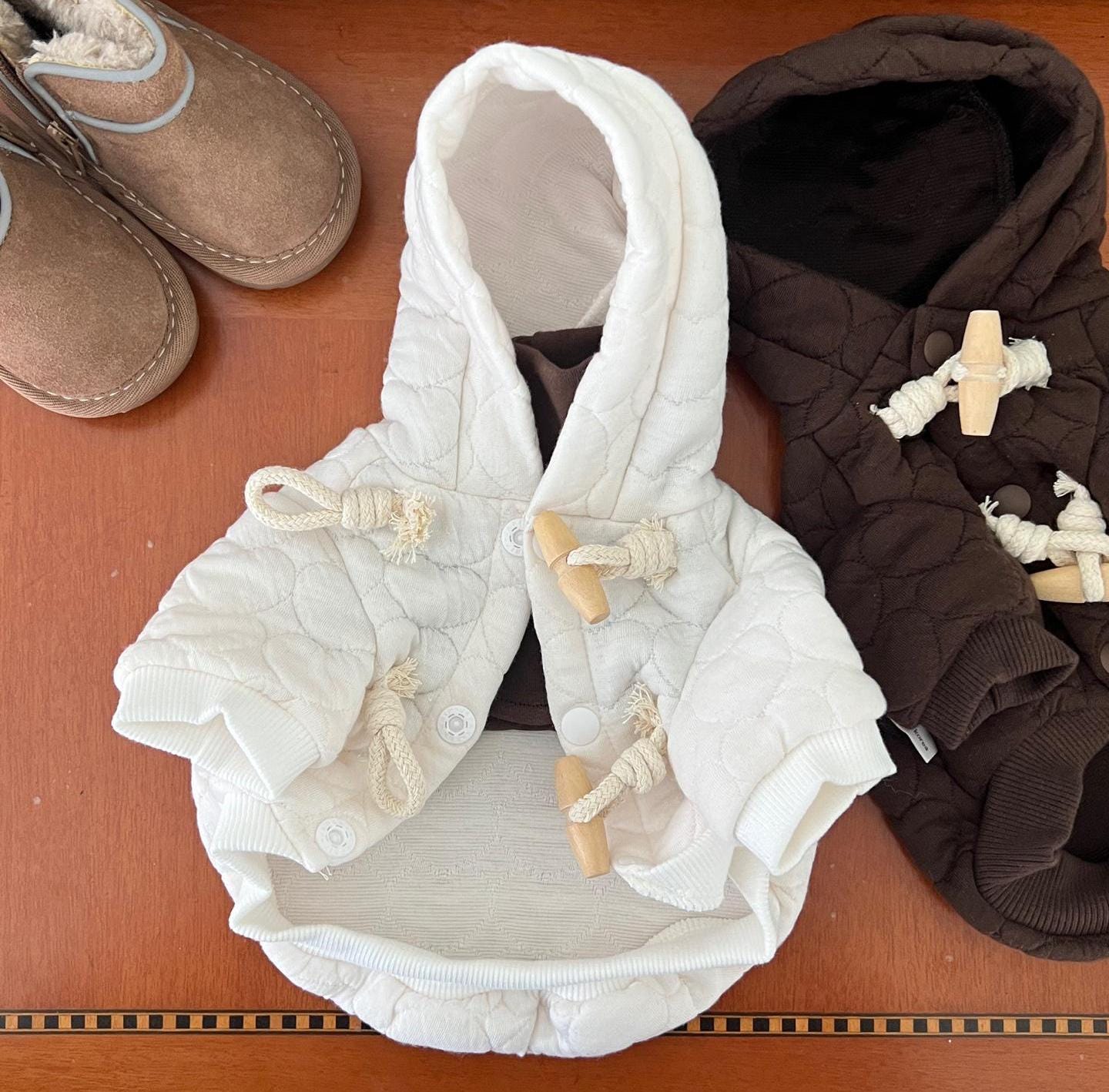 Duffle Quilted Coat, S-XL, Small Dog Clothes, Dog Jacket, Dog Hoodie, Dog Apparel, Pet Clothes, Dog Outfit - NKpup