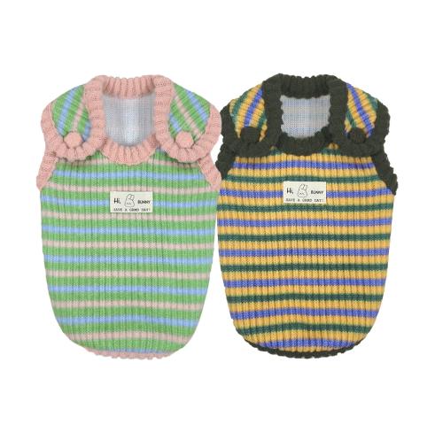 Cozy Striped Vest, S-2XL, Pet Clothing, Dog-Tee, Dog T-shirts, Dog Top, Dog Clothing, Dog Fashion, Dog Apparel - NKpup