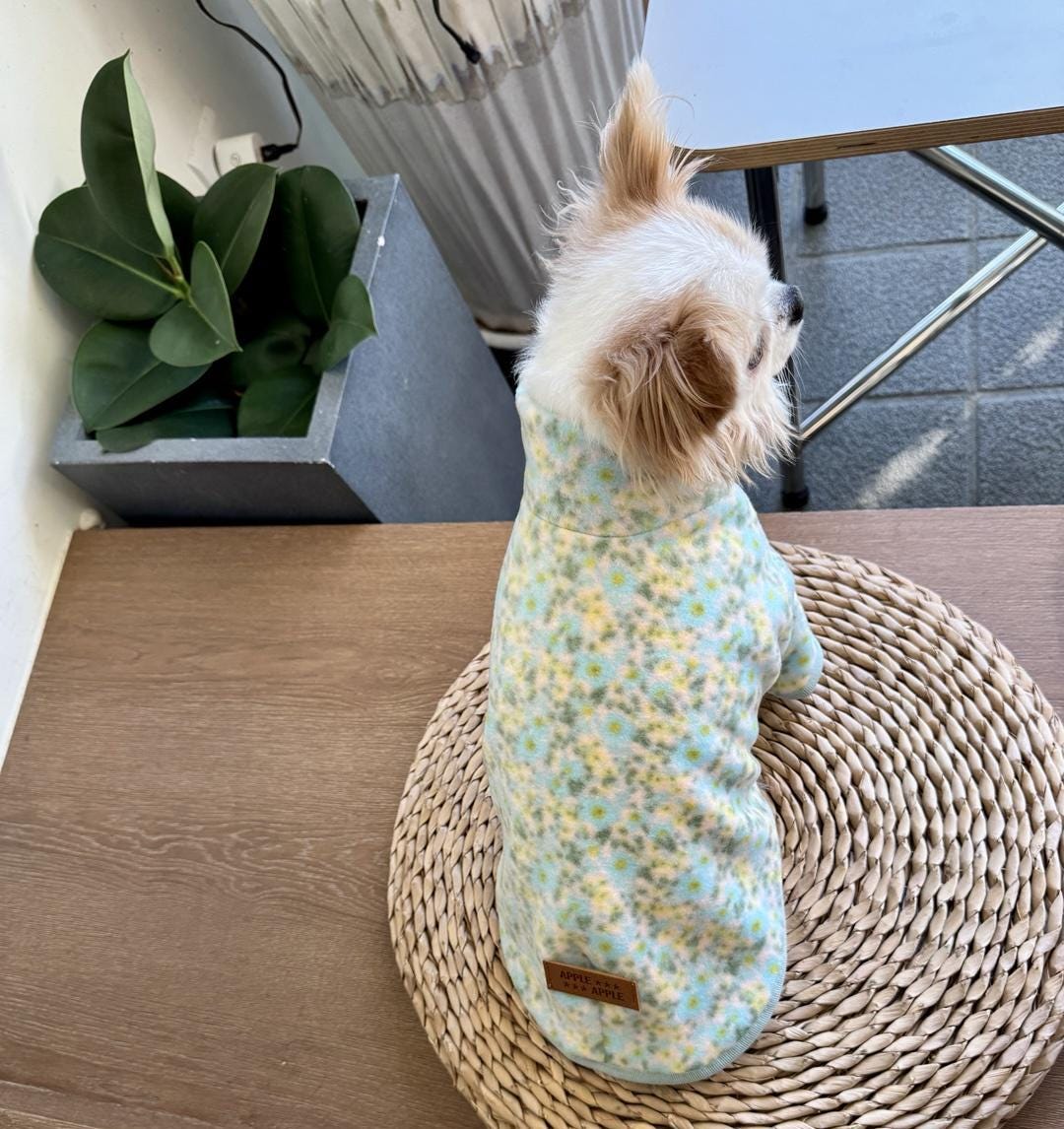 Floral Zip-Up Fleece Jacket - NKpup