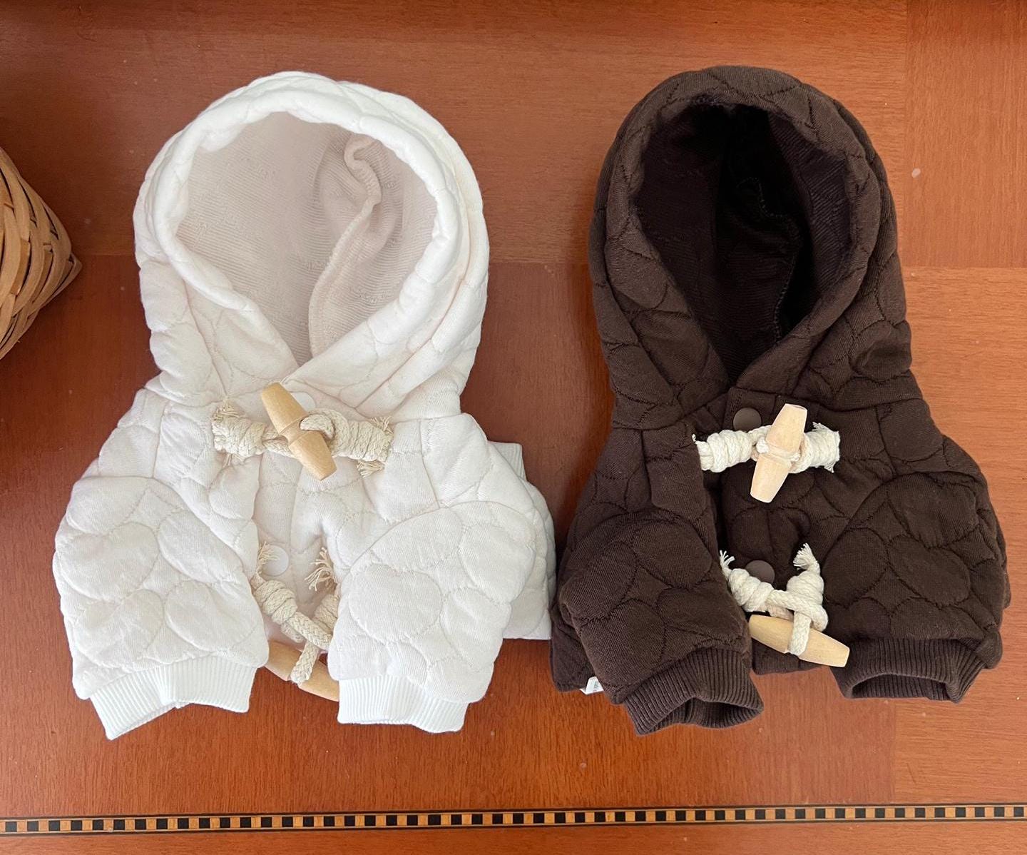 Duffle Quilted Coat, S-XL, Small Dog Clothes, Dog Jacket, Dog Hoodie, Dog Apparel, Pet Clothes, Dog Outfit - NKpup