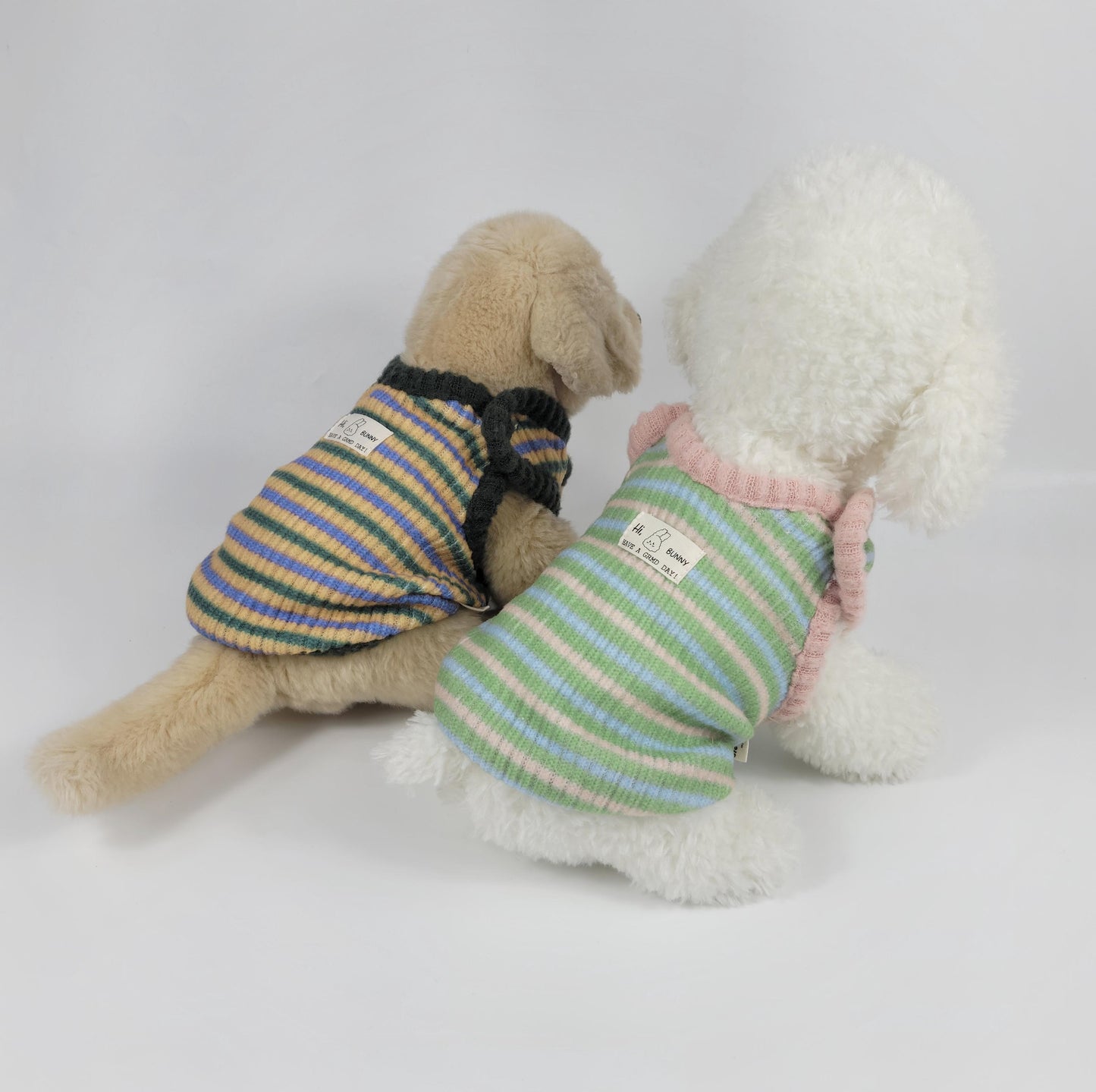 Cozy Striped Vest, S-2XL, Pet Clothing, Dog-Tee, Dog T-shirts, Dog Top, Dog Clothing, Dog Fashion, Dog Apparel - NKpup