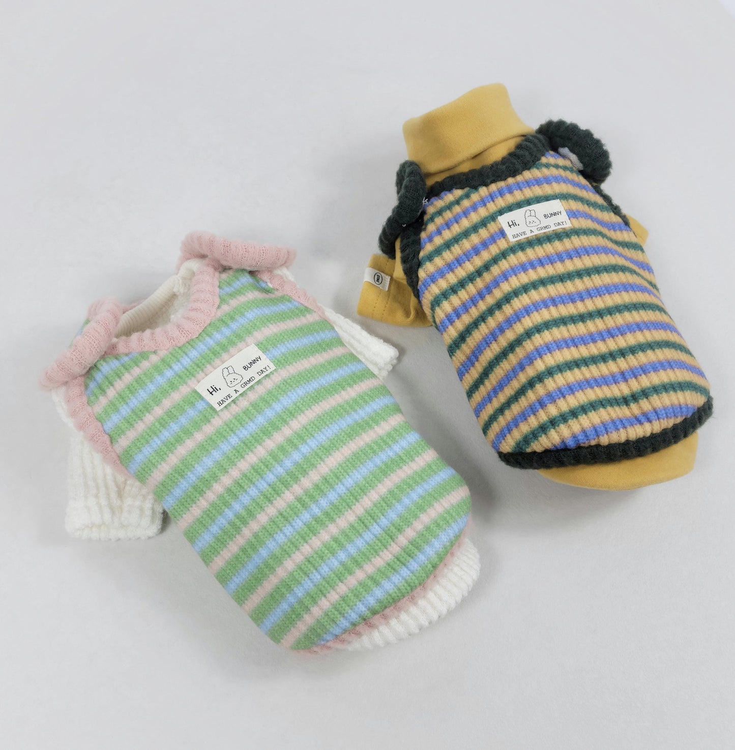 Cozy Striped Vest, S-2XL, Pet Clothing, Dog-Tee, Dog T-shirts, Dog Top, Dog Clothing, Dog Fashion, Dog Apparel - NKpup