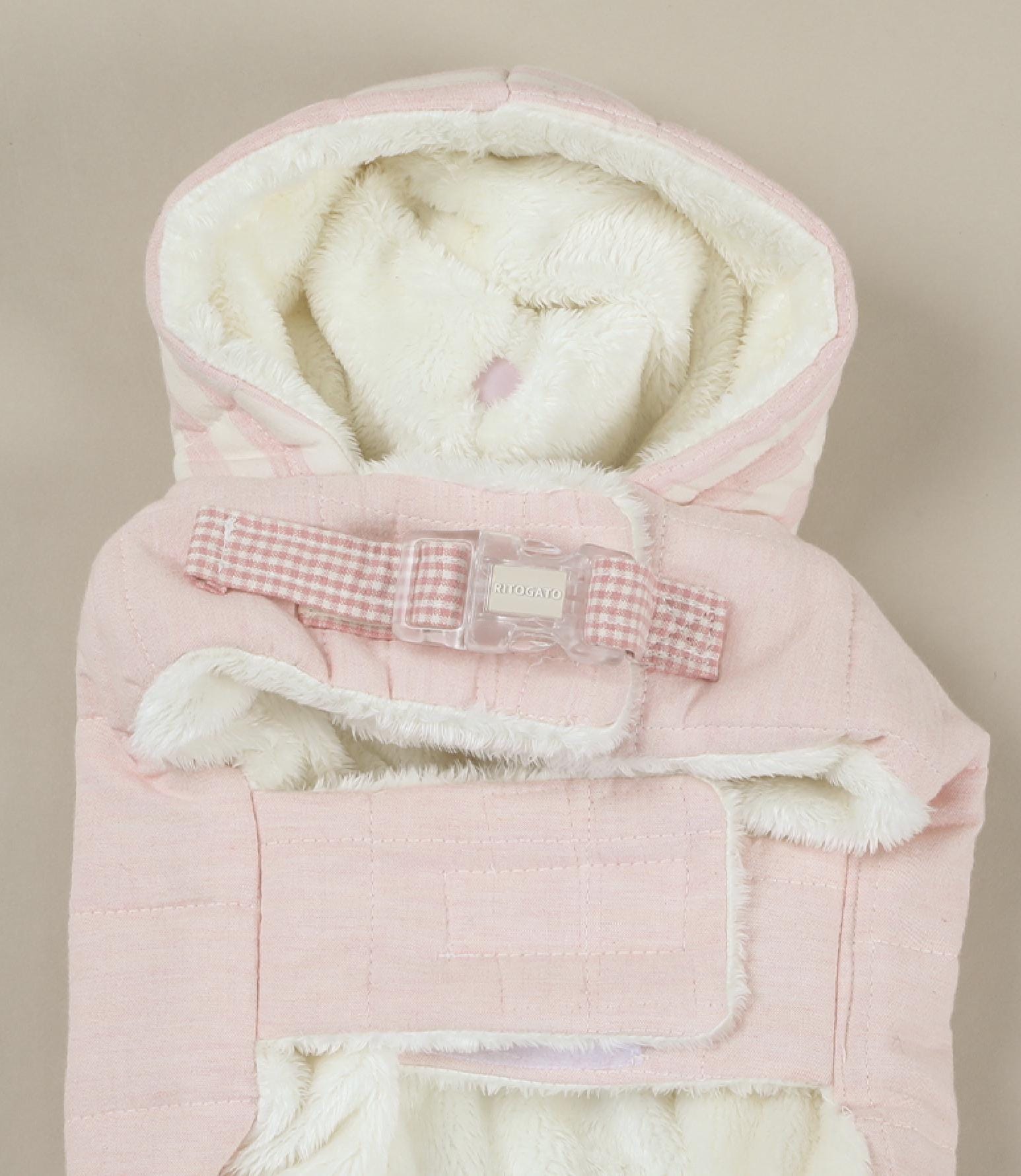 Quilted Furry Hoodie Vest w/D-ring, S-2XL, Small Dog-Vest, Dog Jacket, Dog Fashion, Dog Apparel, Pet Clothes, Dog Outfit - NKpup