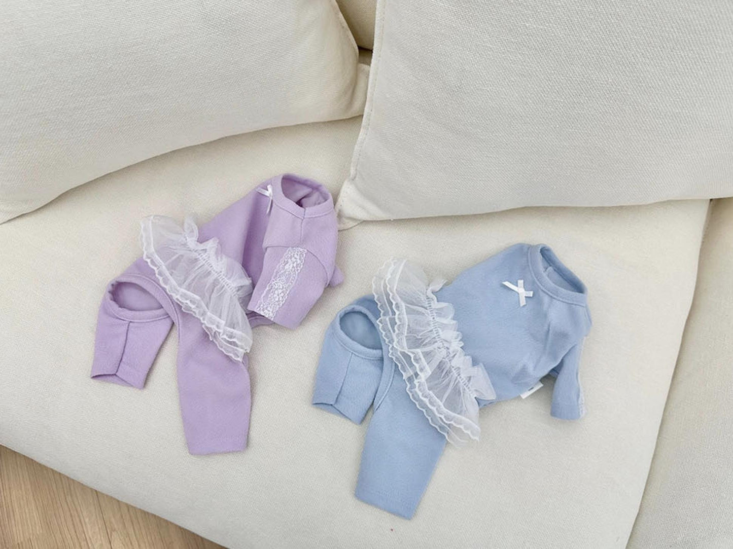 Tulle Ribbon Overall, XS-2XL, Dog Jumpsuit, Dog Romper, Dog Skirt, Dog Dress, Small Dog Clothes, Dog Fashion, Dog Apparel - NKpup