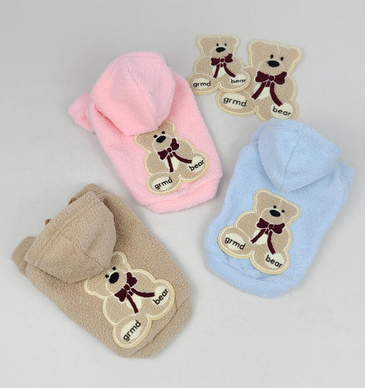 Teddy Hoodie Sweatshirts, S-XL, Small Dog Clothes, Dog Outer, Dog Fleece, Dog Winter Top, Dog Hoodie - NKpup