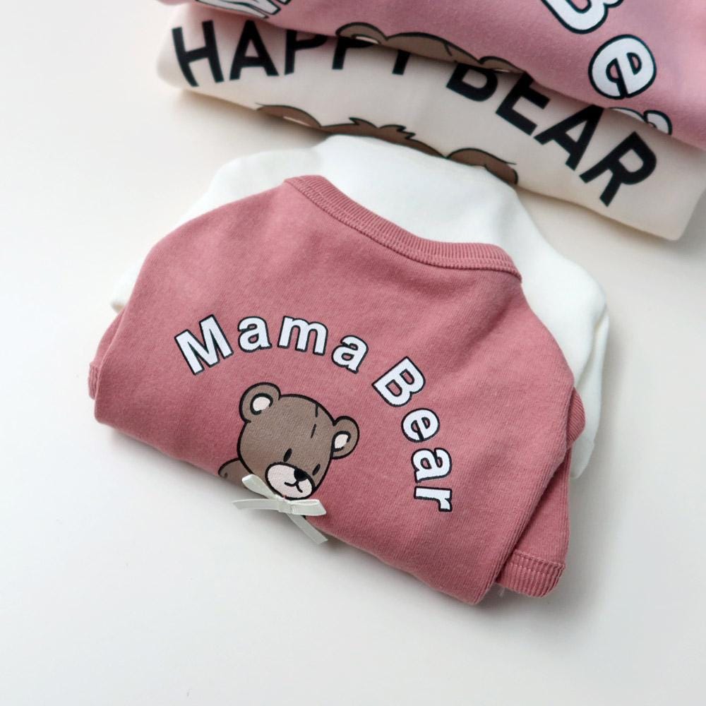 Happy Bear Sweatshirt, S-2XL, Small Dog Clothes, Dog SweatShirt, Dog-Tee, Dog T-shirt, Dog Top, NKPUP - NKpup