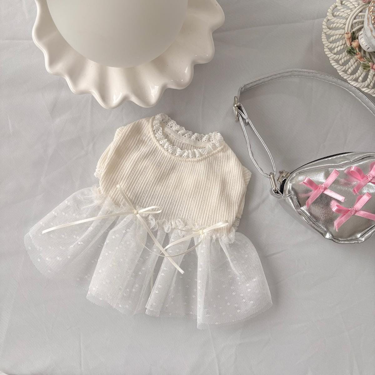 Tulle Princess Dress, S-XL, Small Dog Clothes, Dog Dress, Dog Wedding, Dog Apparel, Pet Clothing, NKPUP - NKpup