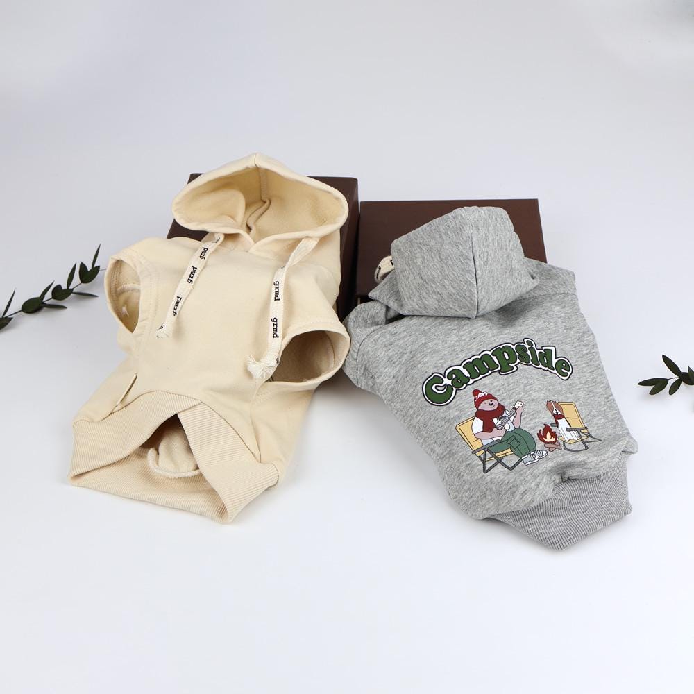 Campside Hoodie, S-2XL, Small Dog Clothes, Dog Sweatshirts, Dog Sweater, Dog Apparel, Pet Clothing, NKPUP - NKpup