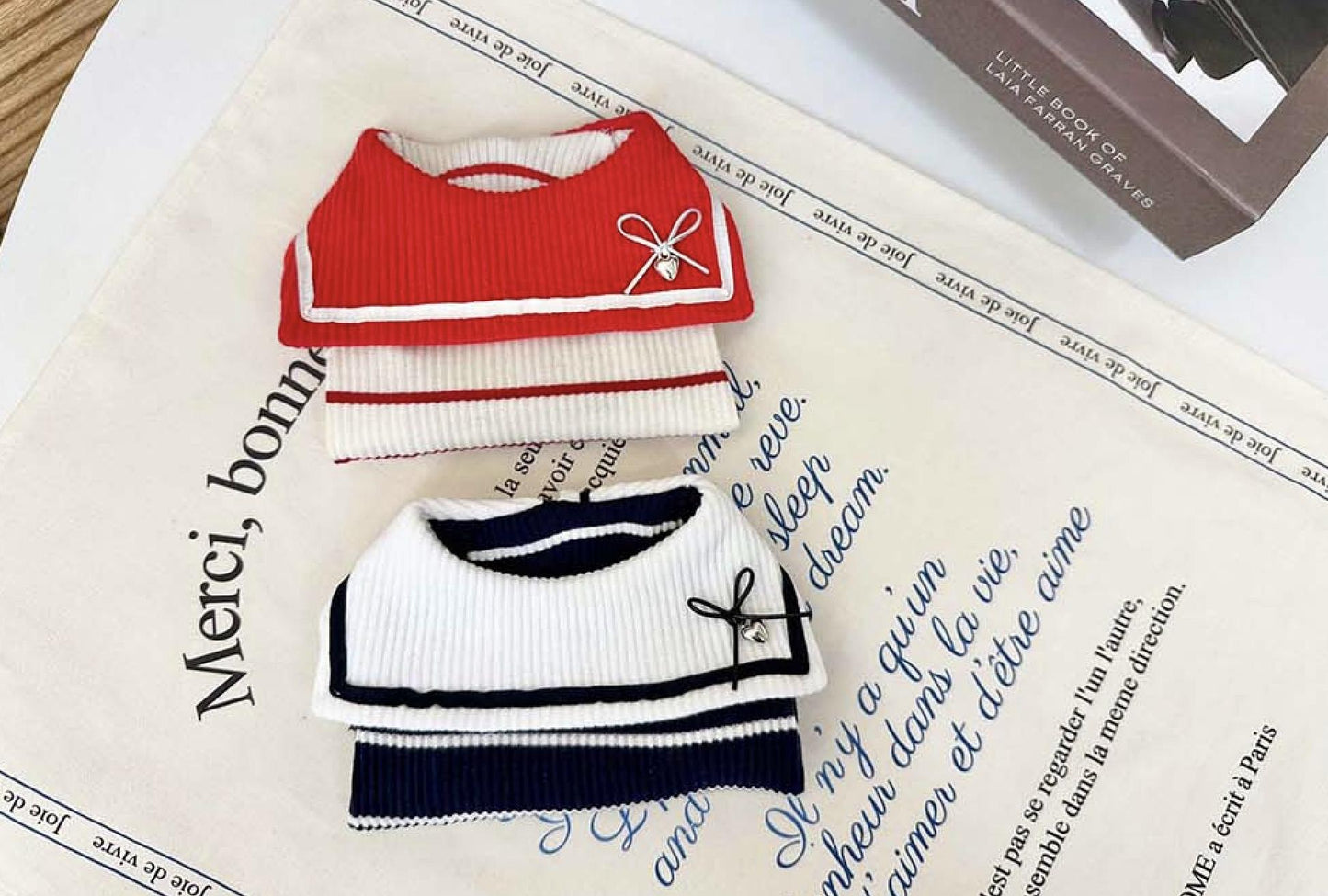 Striped Sailor Top, XS-2XL, Small Dog Clothes, Cotton Shirt, Dog-Tee, Dog T-shirt, Dog Top, NKPUP - NKpup