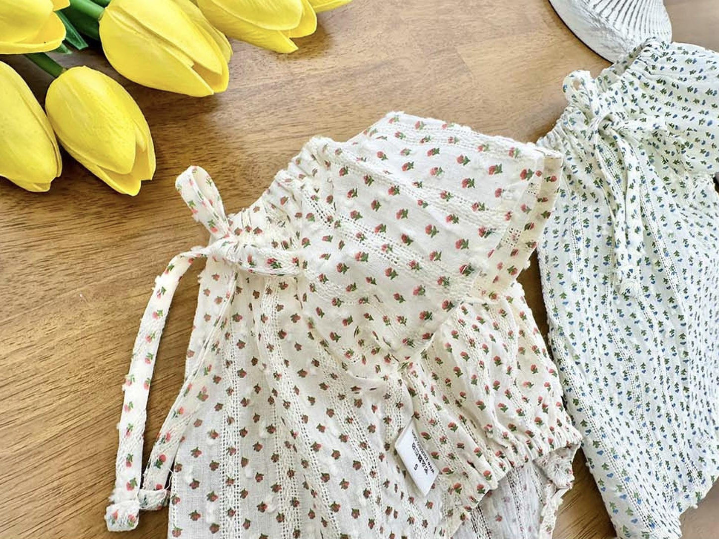 Floral Ruffle Dress, XS-XL, Small Dog Clothes, Dog Dress, Dog Wedding, Dog Floral Dress, NKPUP - NKpup