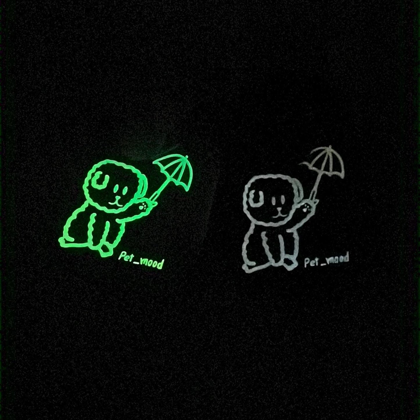 Glow Print Raincoat for Dog, S-2XL, Waterproof, Poncho for Dog, Outdoor Raincoat for Dog, Pet Clothing, Dog Jacket, Dog Apparel - NKpup