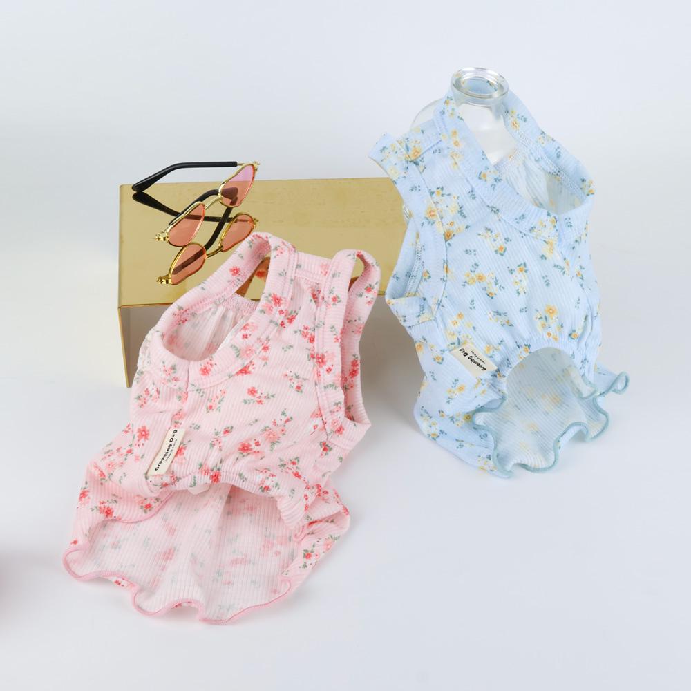 Lace Floral Top, S-2XL, Small Dog Clothes, Soft & Sweet Dog Top, Dog Summer Knit, NKPUP - NKpup