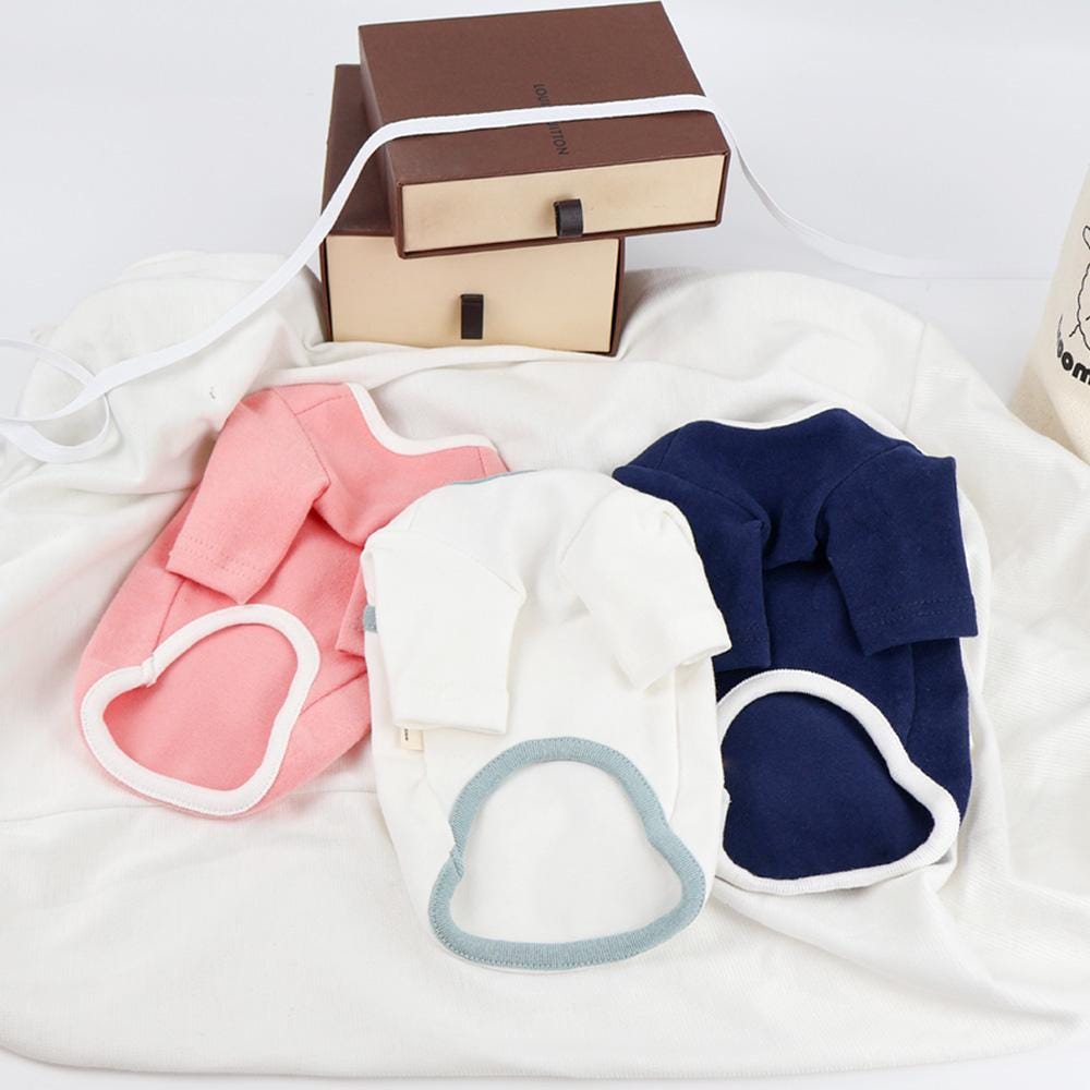 Ribbon Basic Tee, S-2XL, Small Dog Clothes, Ultra Lightweight & Airy Dog Top, Dog Summer Knit, NKPUP - NKpup