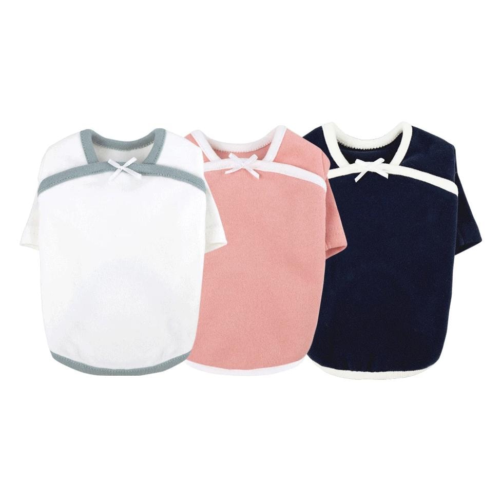 Ribbon Basic Tee, S-2XL, Small Dog Clothes, Ultra Lightweight & Airy Dog Top, Dog Summer Knit, NKPUP - NKpup