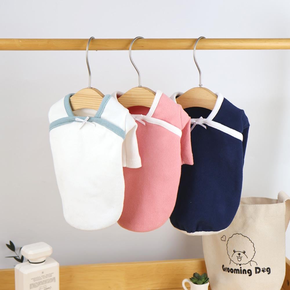Ribbon Basic Tee, S-2XL, Small Dog Clothes, Ultra Lightweight & Airy Dog Top, Dog Summer Knit, NKPUP - NKpup