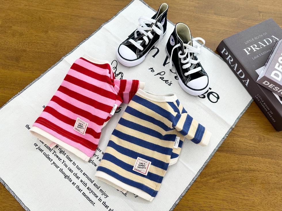 Cozy Knit Striped Shirt, XS-2XL, Small Dog Clothes, Ultra Lightweight Dog Top, Dog Knit, NKPUP - NKpup
