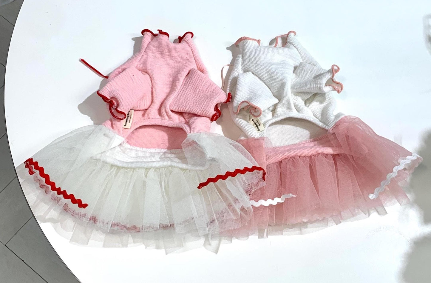 Ribbon Tutu Dress, S-XL, Small Dog Clothes, Dog Luxury Dress, Dog Wedding, Dog Apparel, Pet Clothing - NKpup