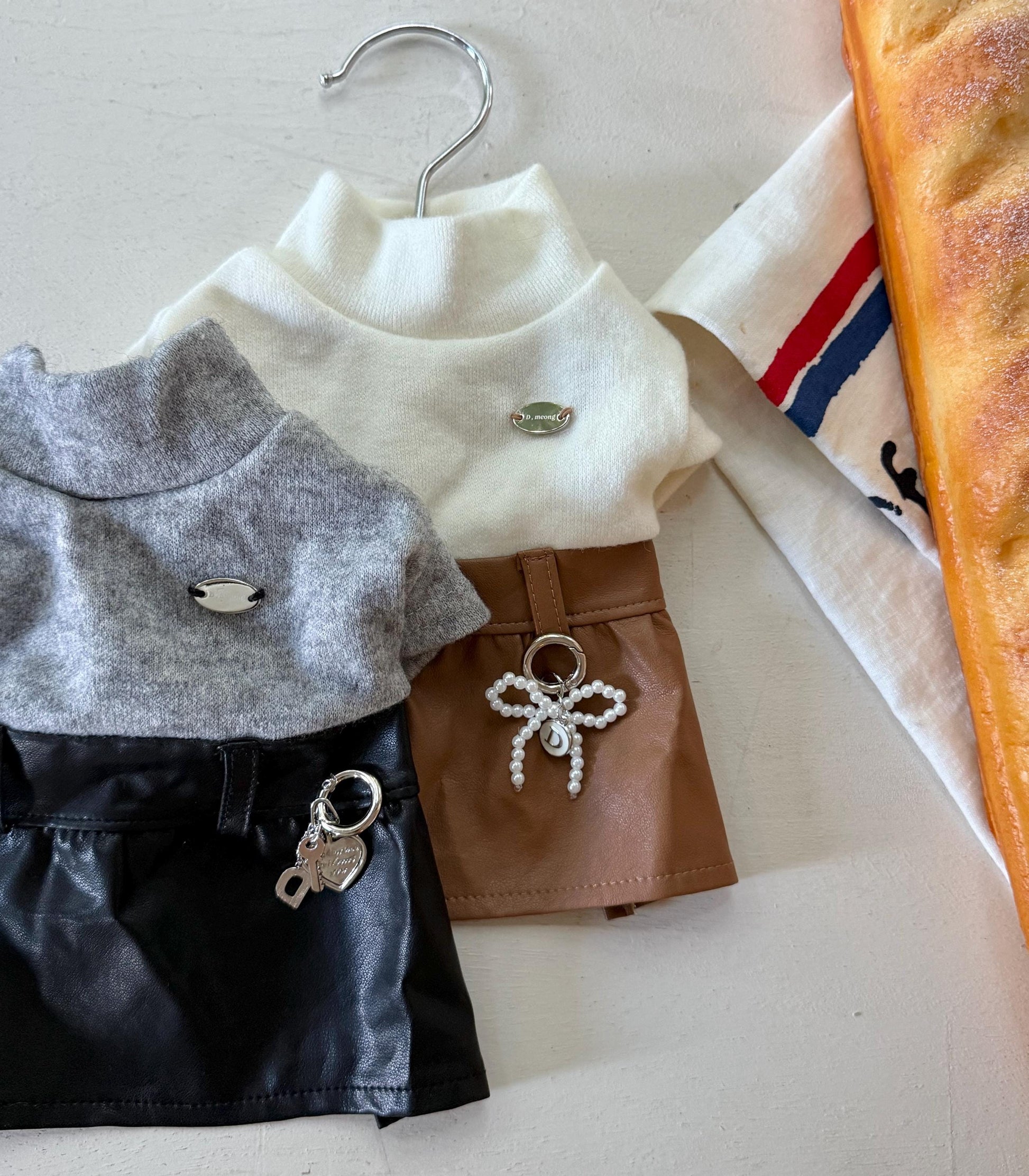 Chic Leather Dress, S-2XL, Small Dog Clothes, Dog Dress, Dog Wedding, Dog Luxury Outfit, Pet Clothing, NKPUP - NKpup