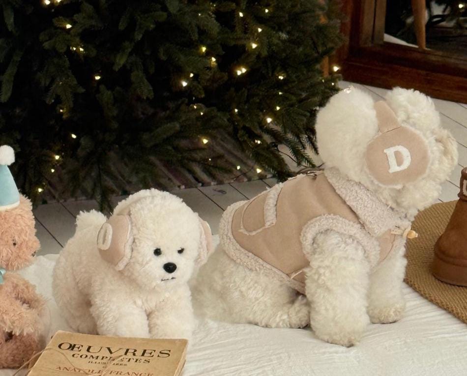 Cozy Pocket Shearling Vest, S-2XL, Pet Clothing, Dog Vest, Dog Jacket, Small Dog Clothes, Dog Apparel - NKpup