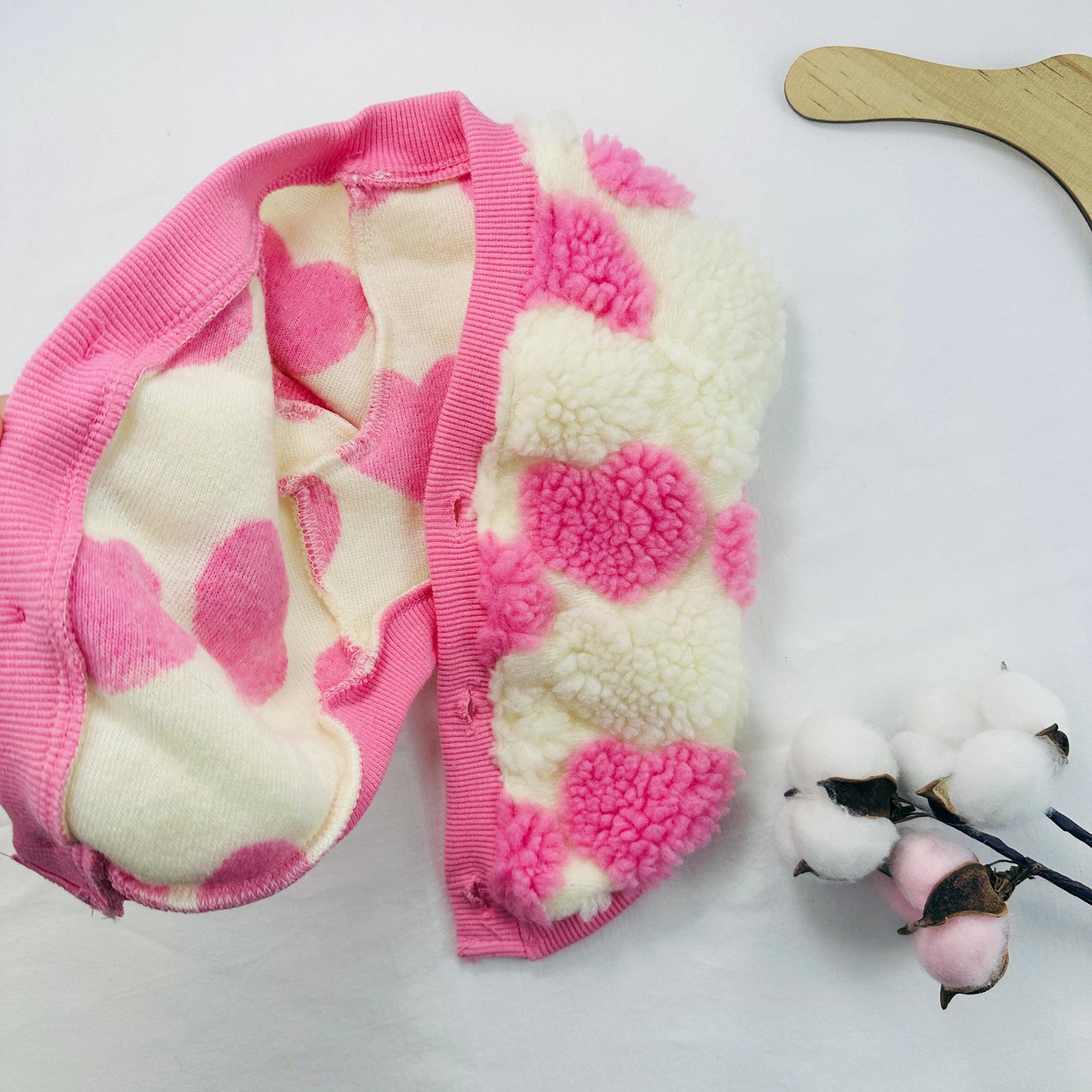 Fluffy Button Up Cardigan, S-XL, Pet Clothing, Dog-Vest, Dog Jacket, Dog Fashion, Dog Apparel, Pet Clothing - NKpup