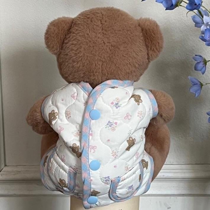 Quilted Floral Pocket Vest, S-2XL, Small Dog Clothes, Dog Vest, Dog Outer, Small Dog Fashion, NKPUP - NKpup